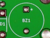Buzzer PCB position BZ1