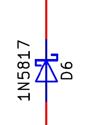 Diode schematic symbol