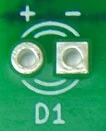 LED PCB position