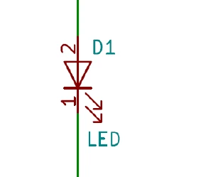 LED schematic symbol