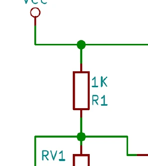 Resistor R1 shown in a circuit diagram