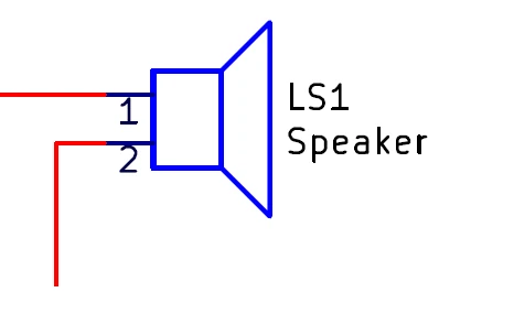 Speaker schematic