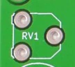 Trim potentiometer PCB position