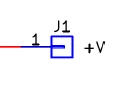 Connector J1 schematic
